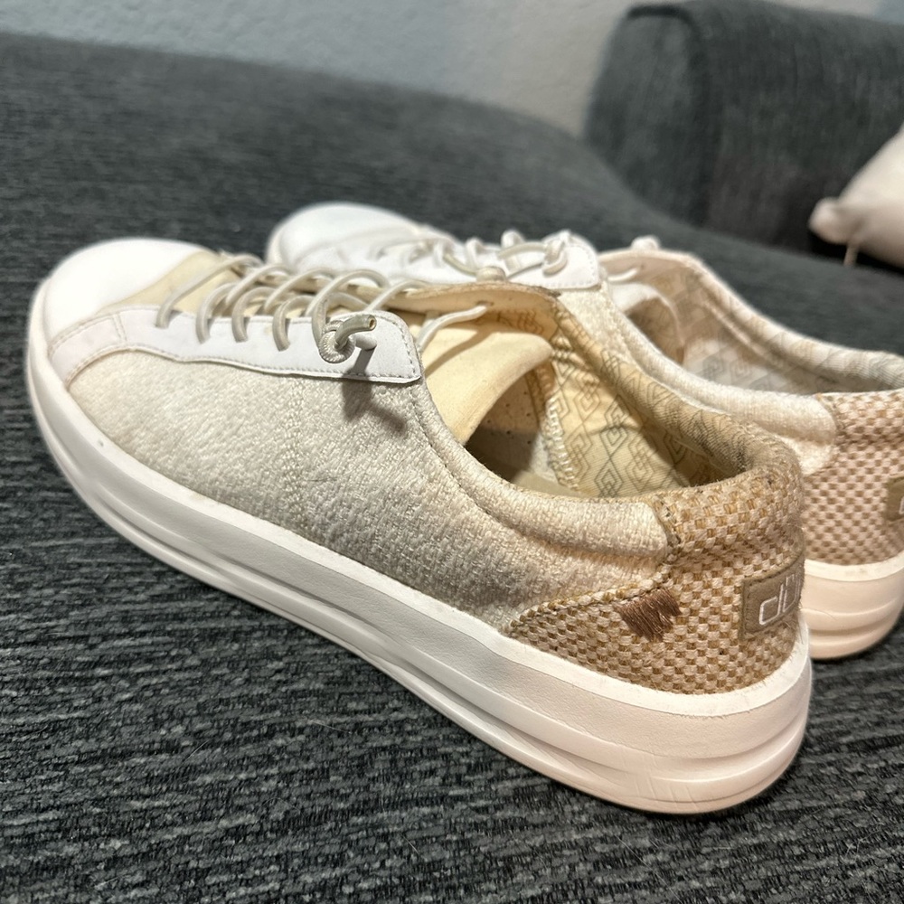 Women’s Hey Dude Shoes Karina White Multi  - size 10